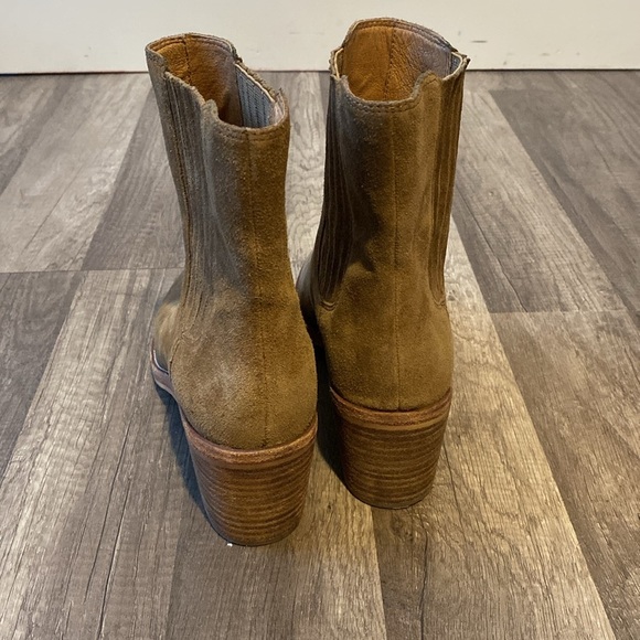 The Autumn High Chelsea Boot in Suede - Picture 8 of 11